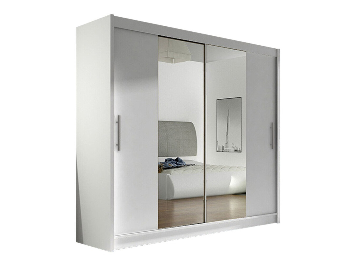 Kleiderschrank Closico Pallor II (Weiss)