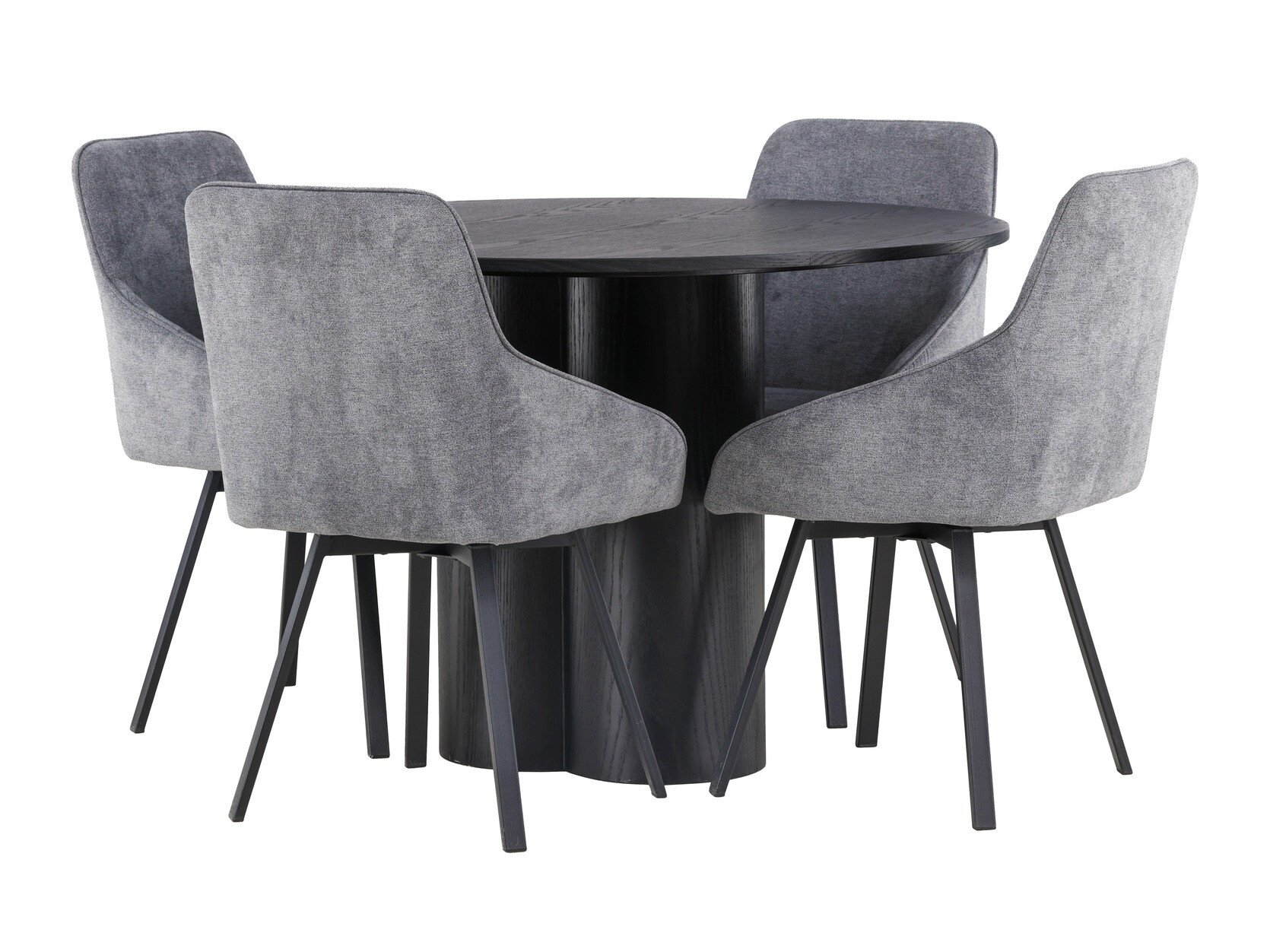 Essgruppe Dallas 4357 (Schwarz)