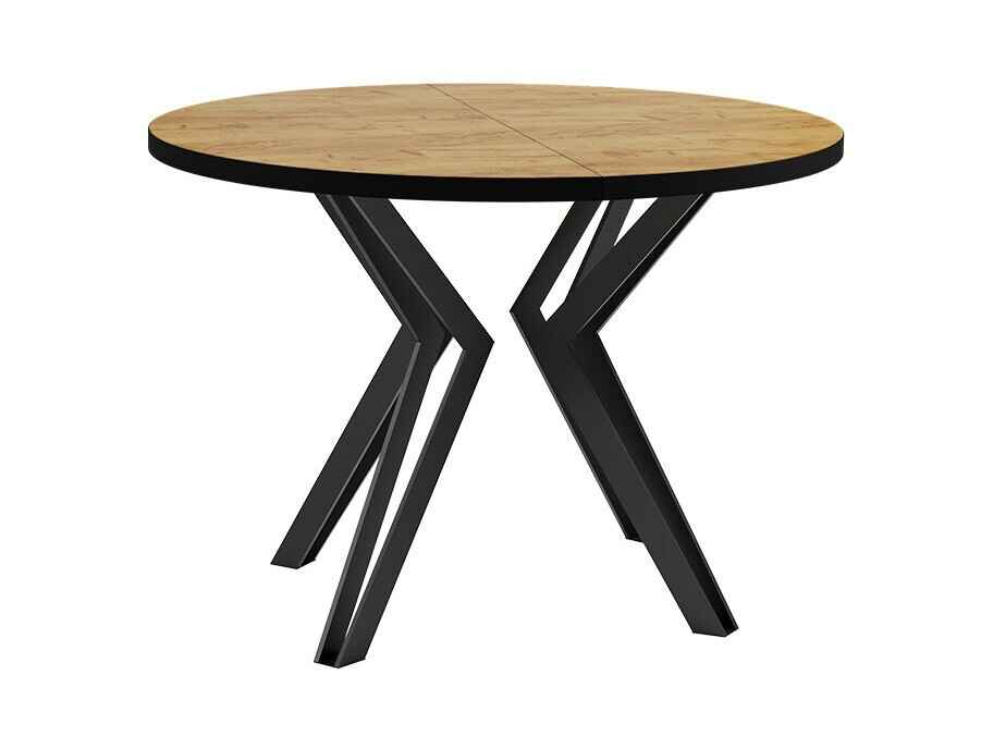 Tisch Oswego 111 (Craft-Eiche Gold + Schwarz)