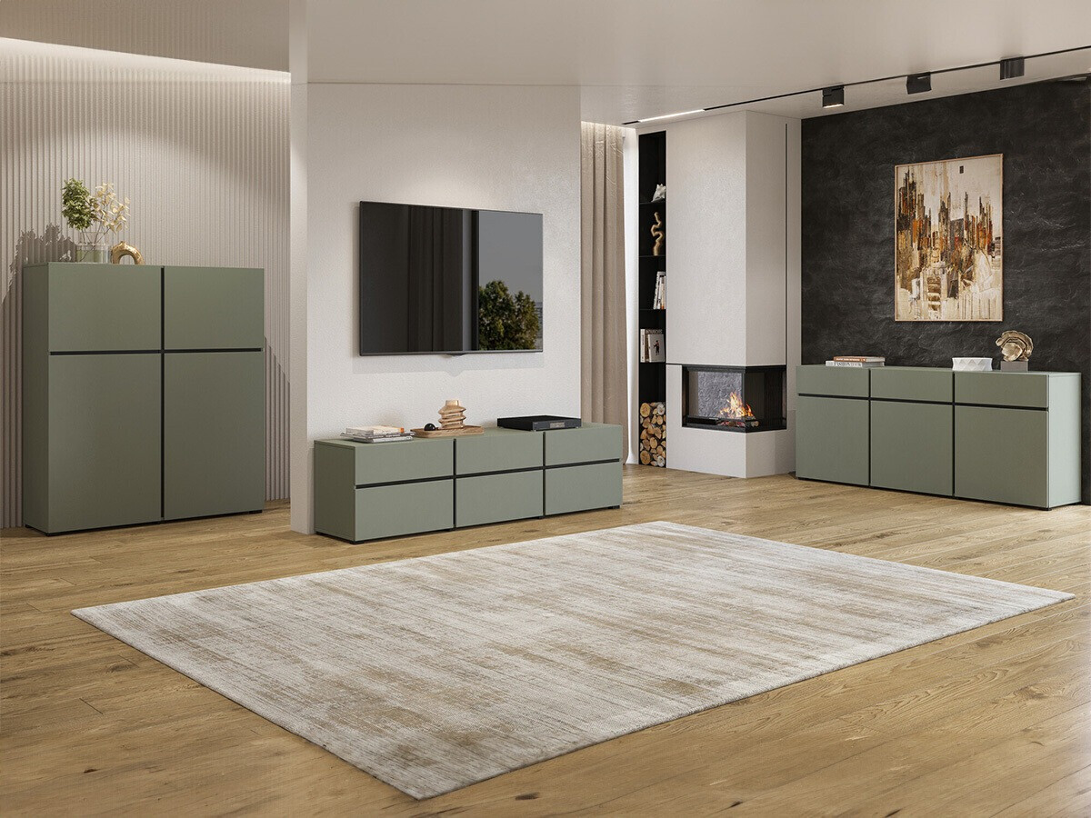 Wohnzimmer-Sets Alfere 106 (Grün)