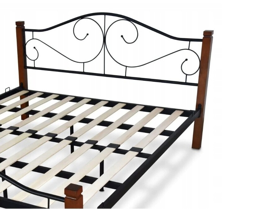Bett Houston 574 (Kirsche + Schwarz)