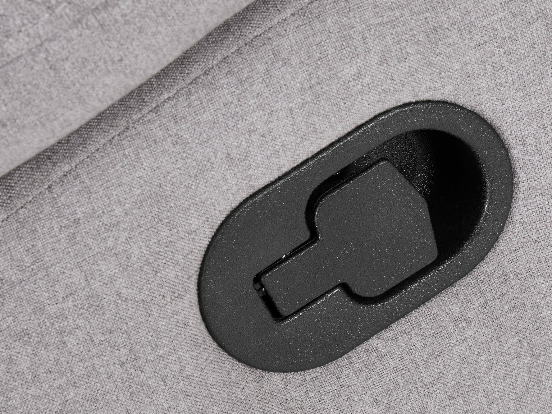 Sofa mit Liegefunktion Fivmelu 101 (Hellgrau)