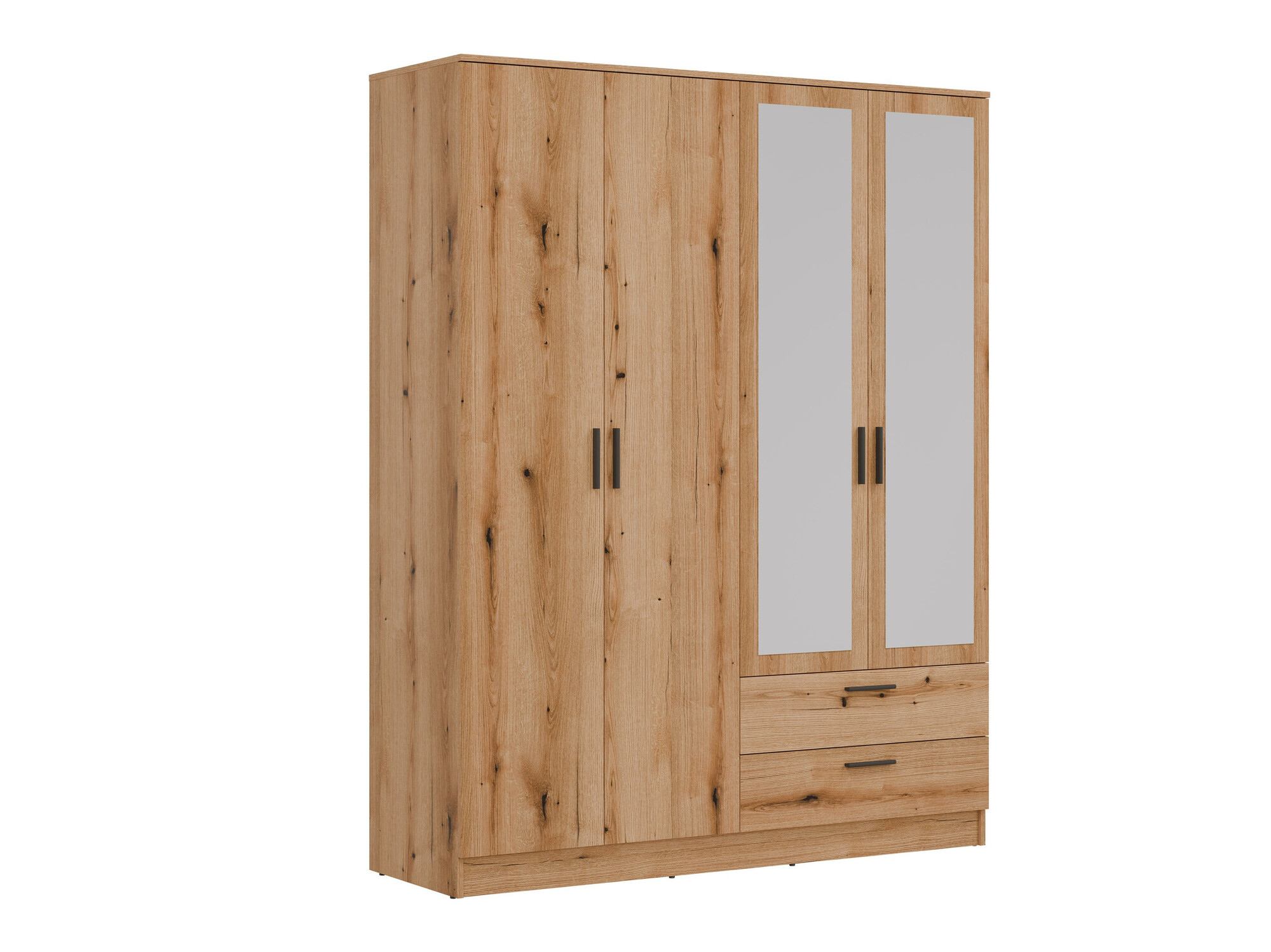 Kleiderschrank Orlando 223 (Eichenholzoptik hell)