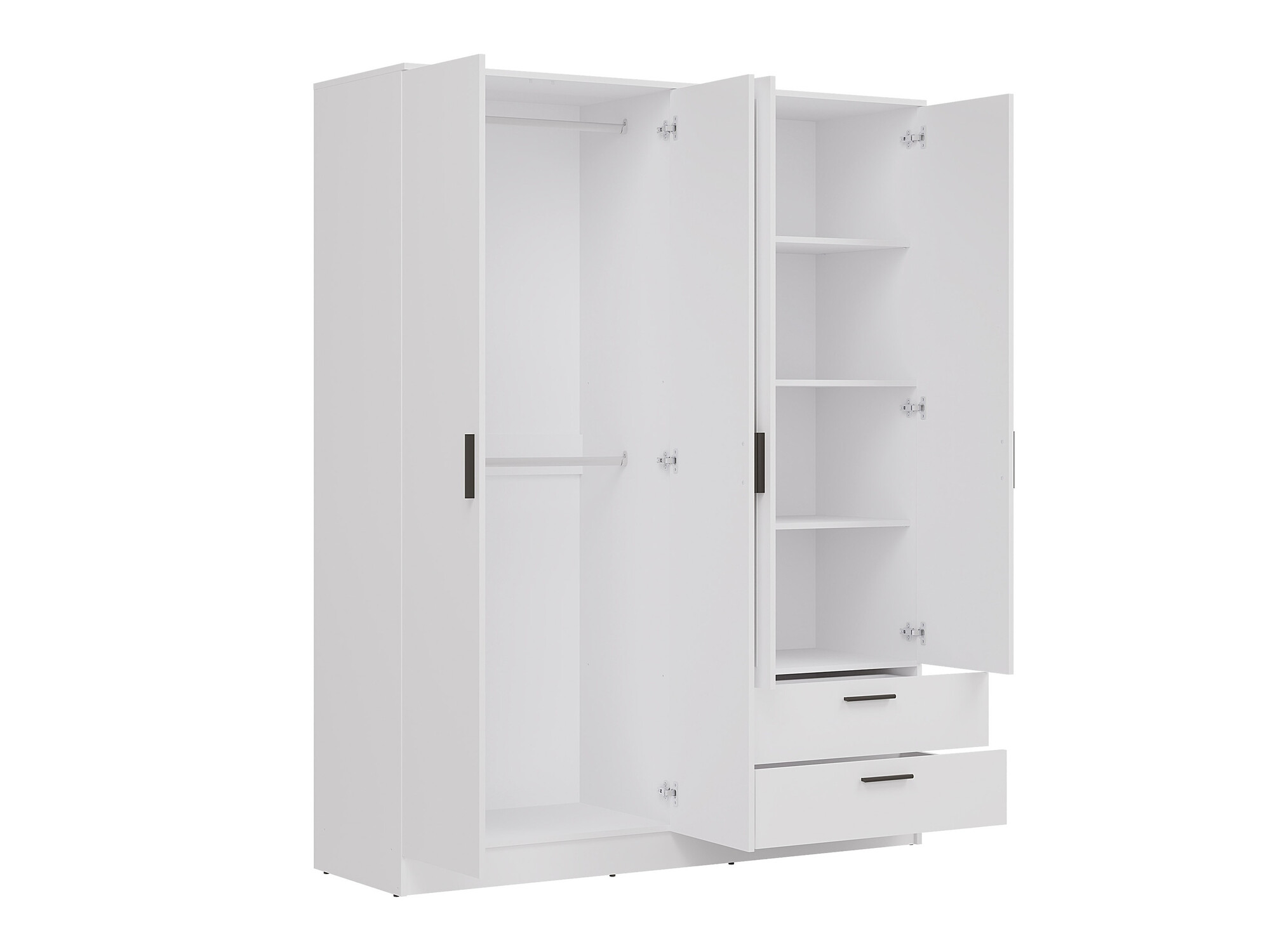 Kleiderschrank Orlando 223 (Weiss)