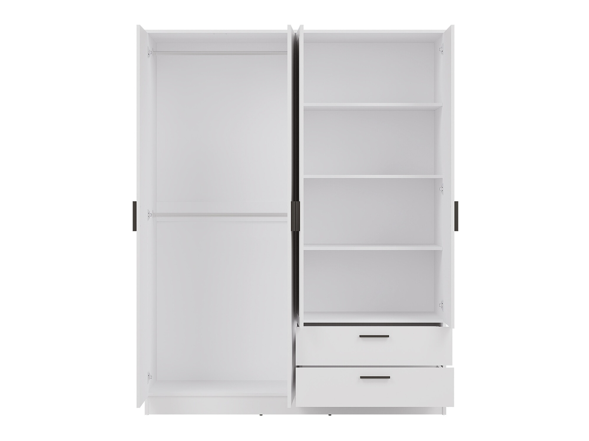 Kleiderschrank Orlando 223 (Weiss)