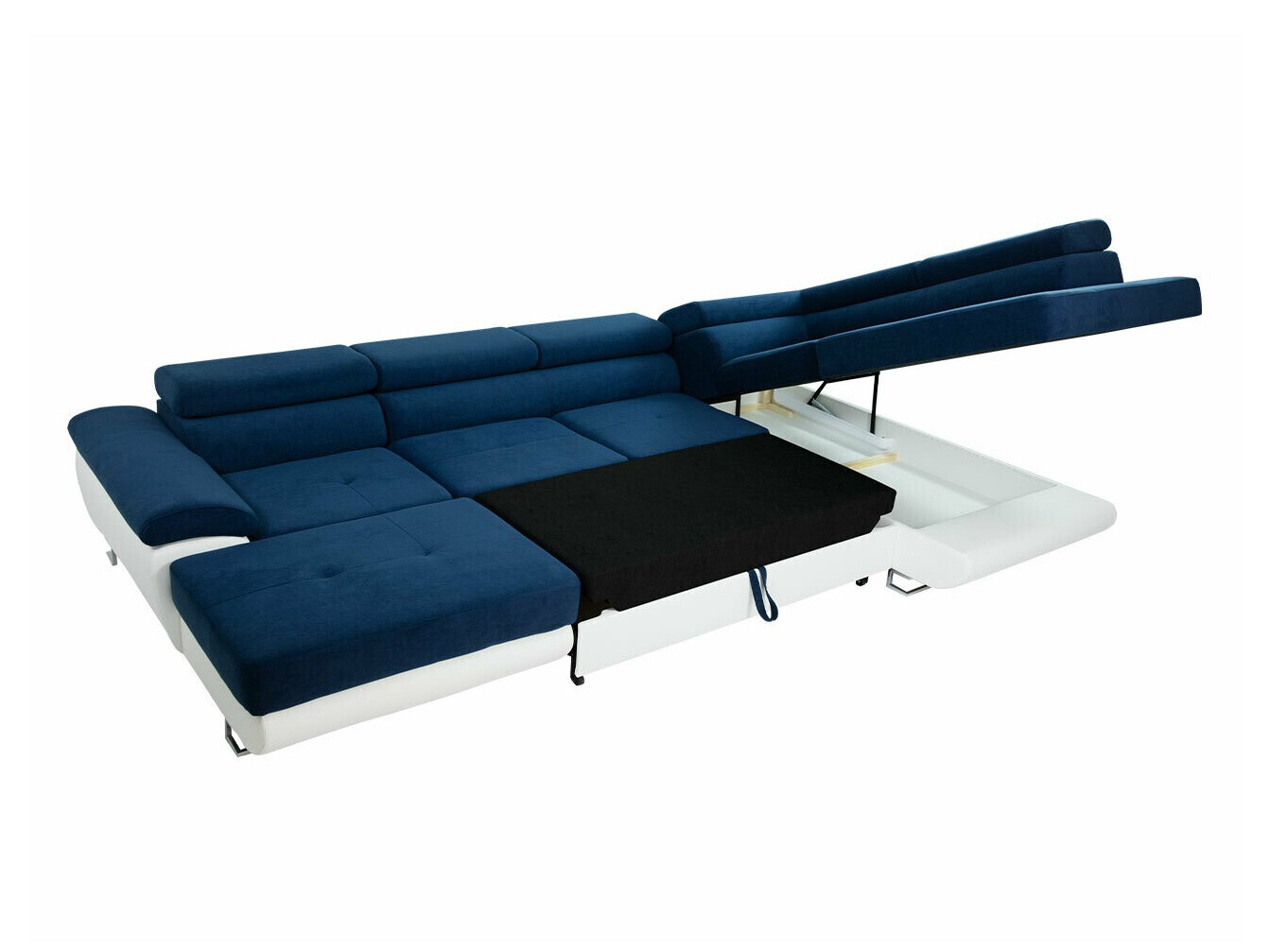 Ecksofa Comfivo Ruta IV (Soft 017 + Uttario Velvet 2979 + Uttario Velvet 2955 St)