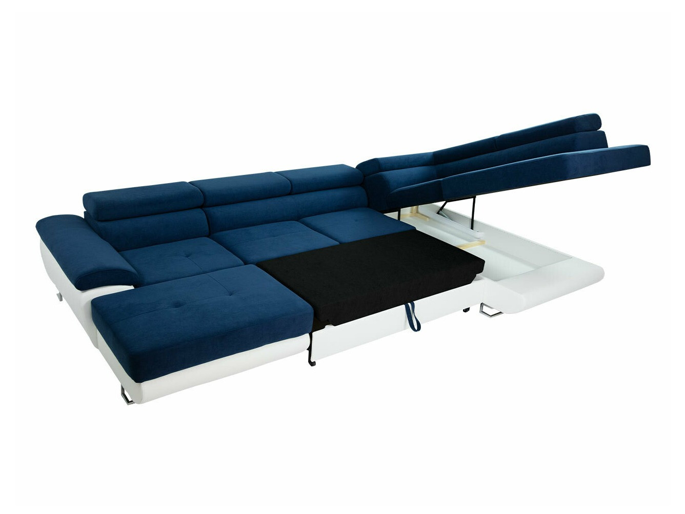 Ecksofa Comfivo Ruta IV (Uttario Velvet 2979 + Senegal 825)