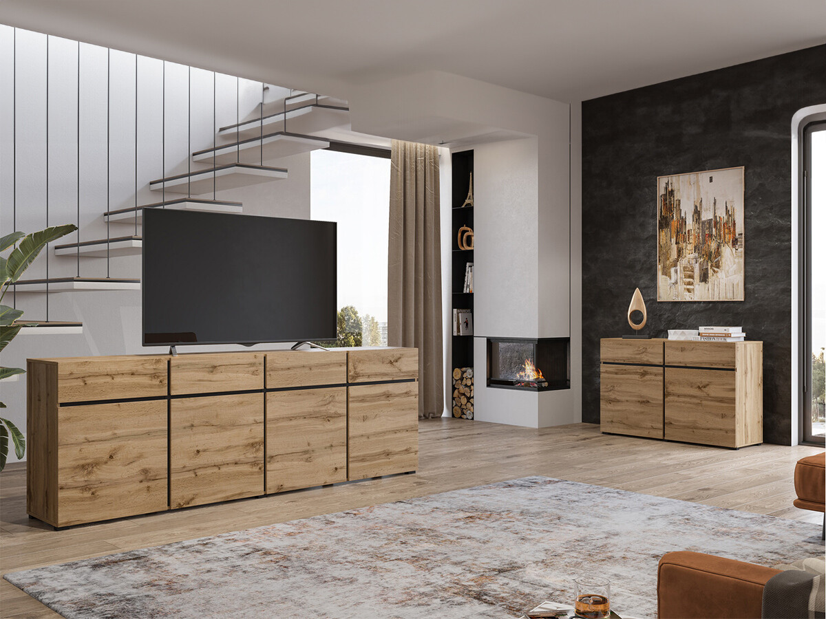 Wohnzimmer-Set Alfere 108 (Wotan-Eiche)