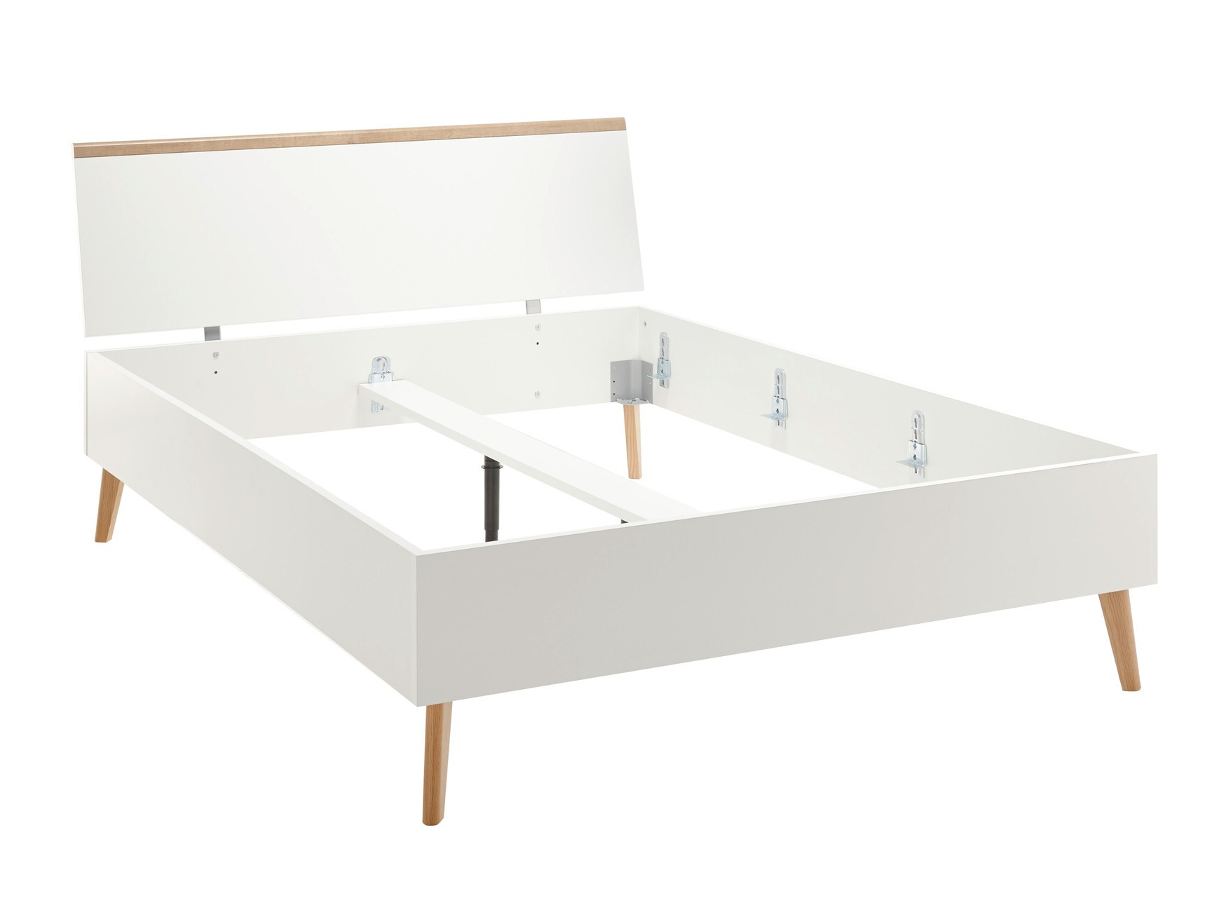 Bett Elbfiou 119 (Riviera eichenholzoptik + Weiss)
