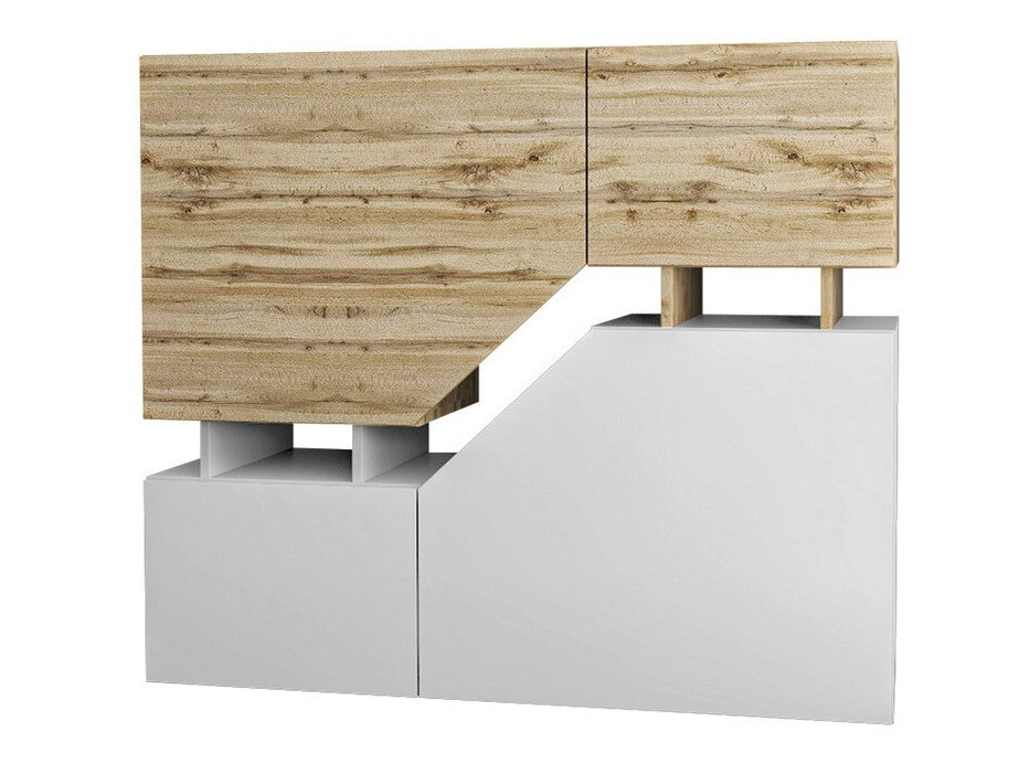 Sideboard Comfivo Daldune (Wotan Eiche + Weiss)