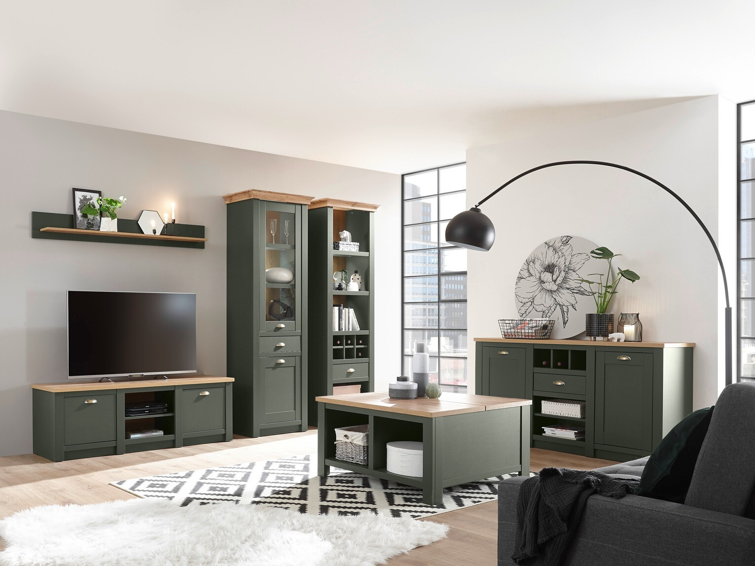Wohnzimmer-Set Lirvela 112