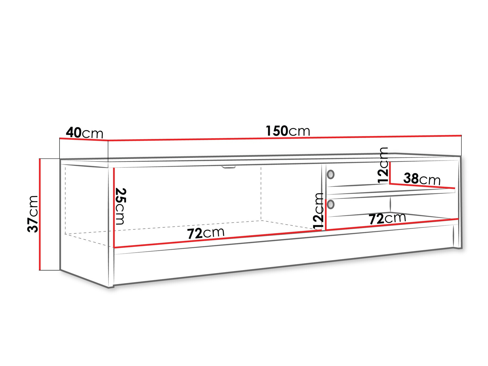 TV-Möbel Comfivo P104