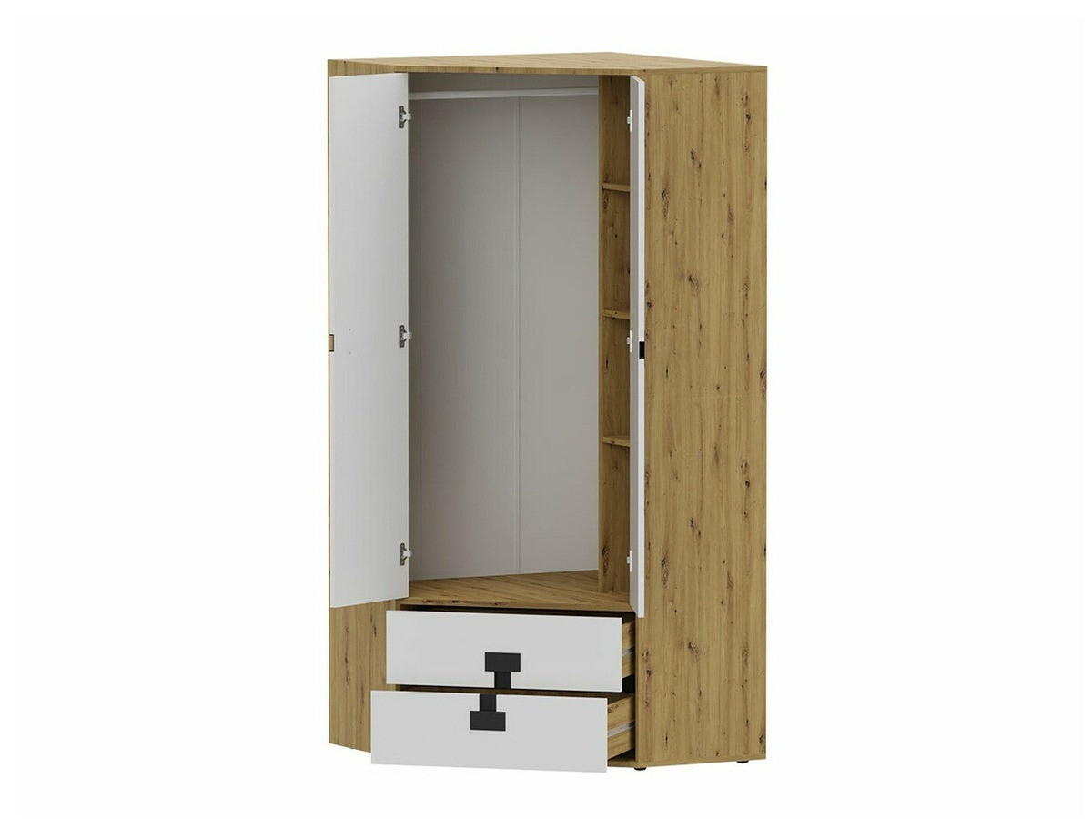 Eckkleiderschrank Florevi 114 (Artisan-Eiche)