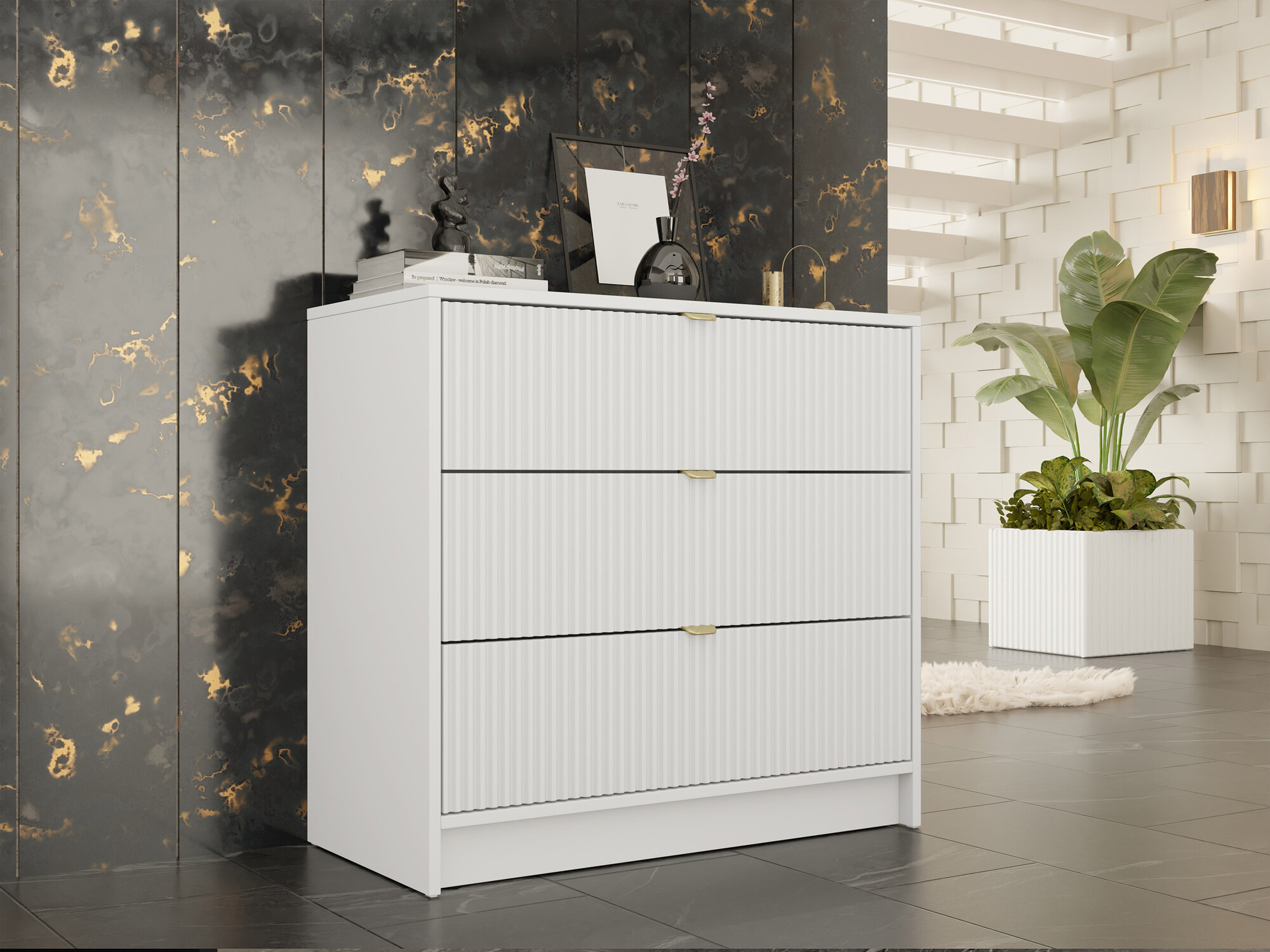 Kommoden Comfivo Papilio I (Weiss)