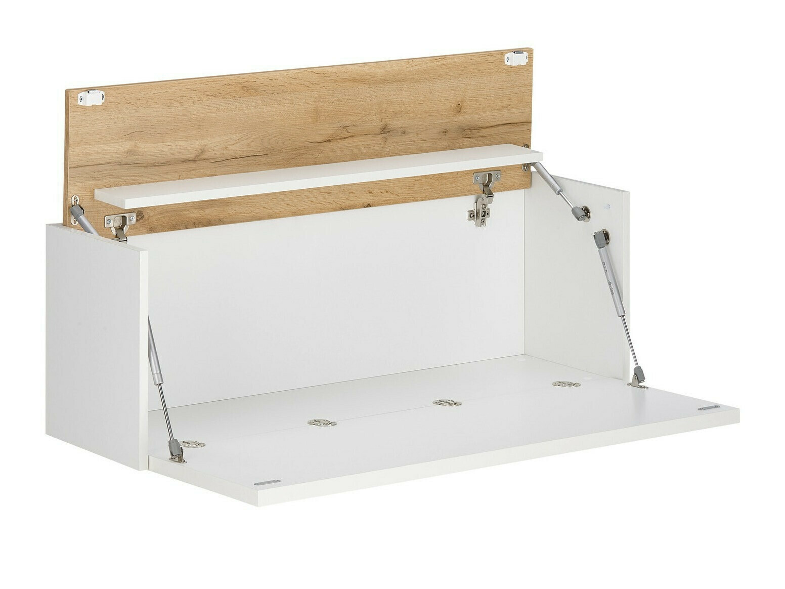 Wohnzimmer-Sets Elbsori 144 (Weiss + Wotan Eiche)