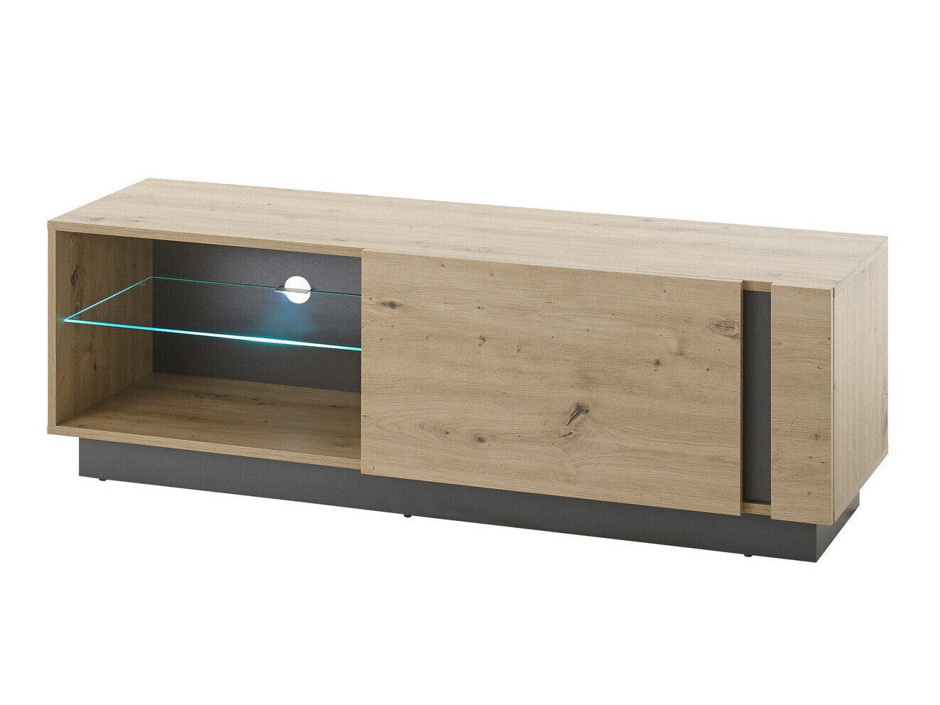 TV-Möbel Veropho 102 (Artisan-Eiche + Graphit)