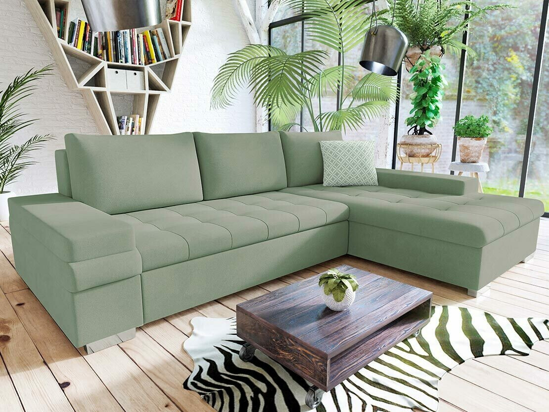Ecksofa Comfivo Olivetum I (Uttario Velvet 2954 + Evo 29)