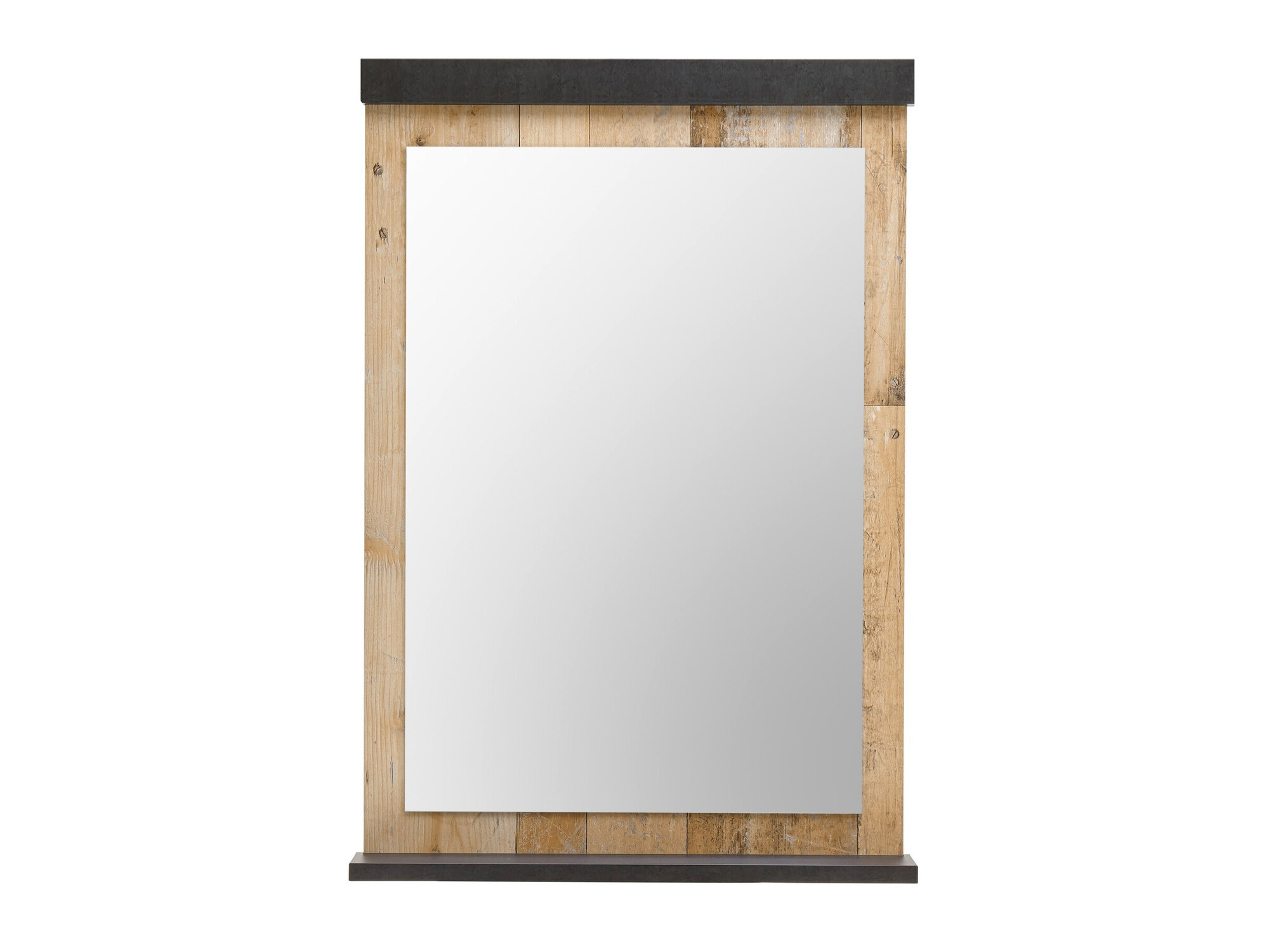 Spiegel Cirtale 127 (Anthrazit + Gealtertes Holz)