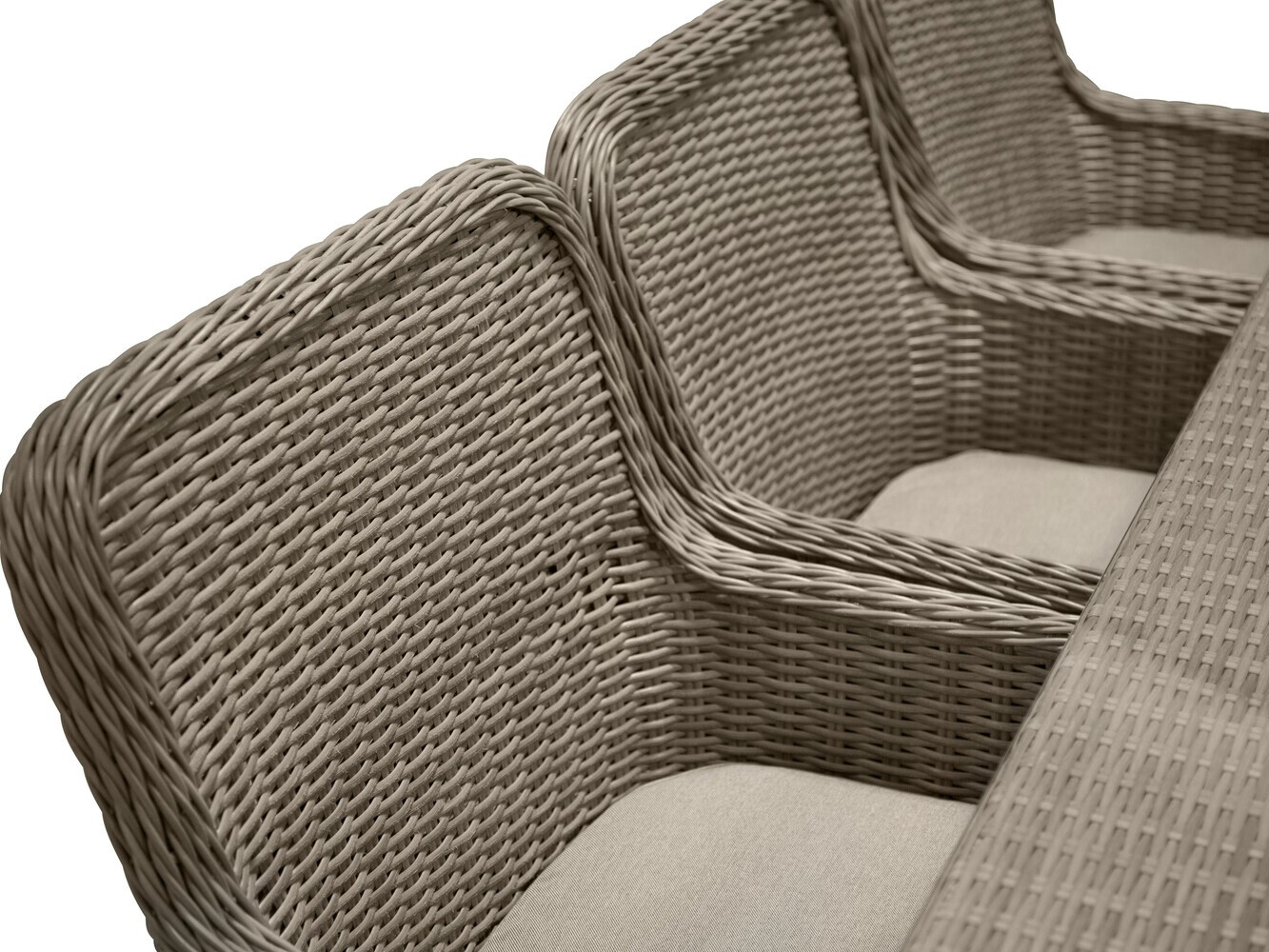 Tisch und Stühle Dallas 2201 (Hellbraun + Beige)