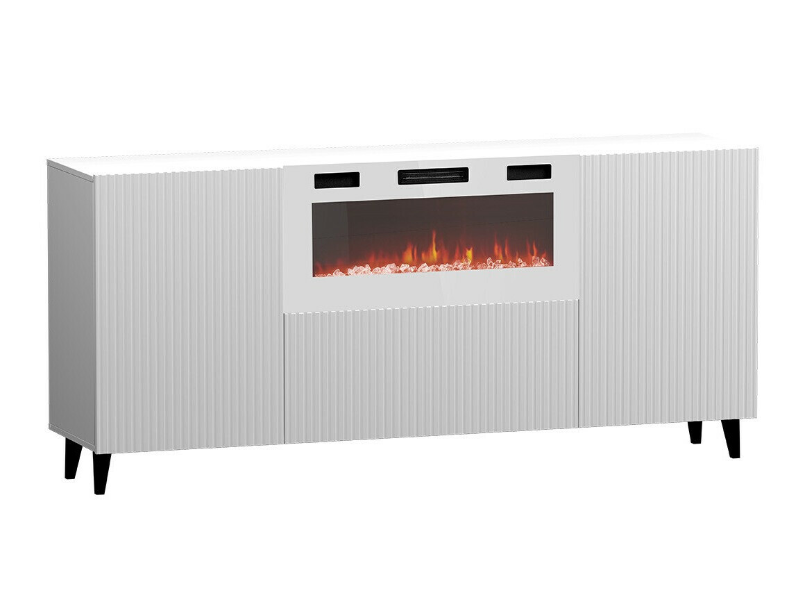 Sideboard Dicto I (Weiss + Schwarz)