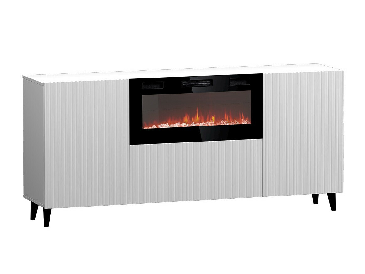 Sideboard Dicto I (Weiss + Schwarz)