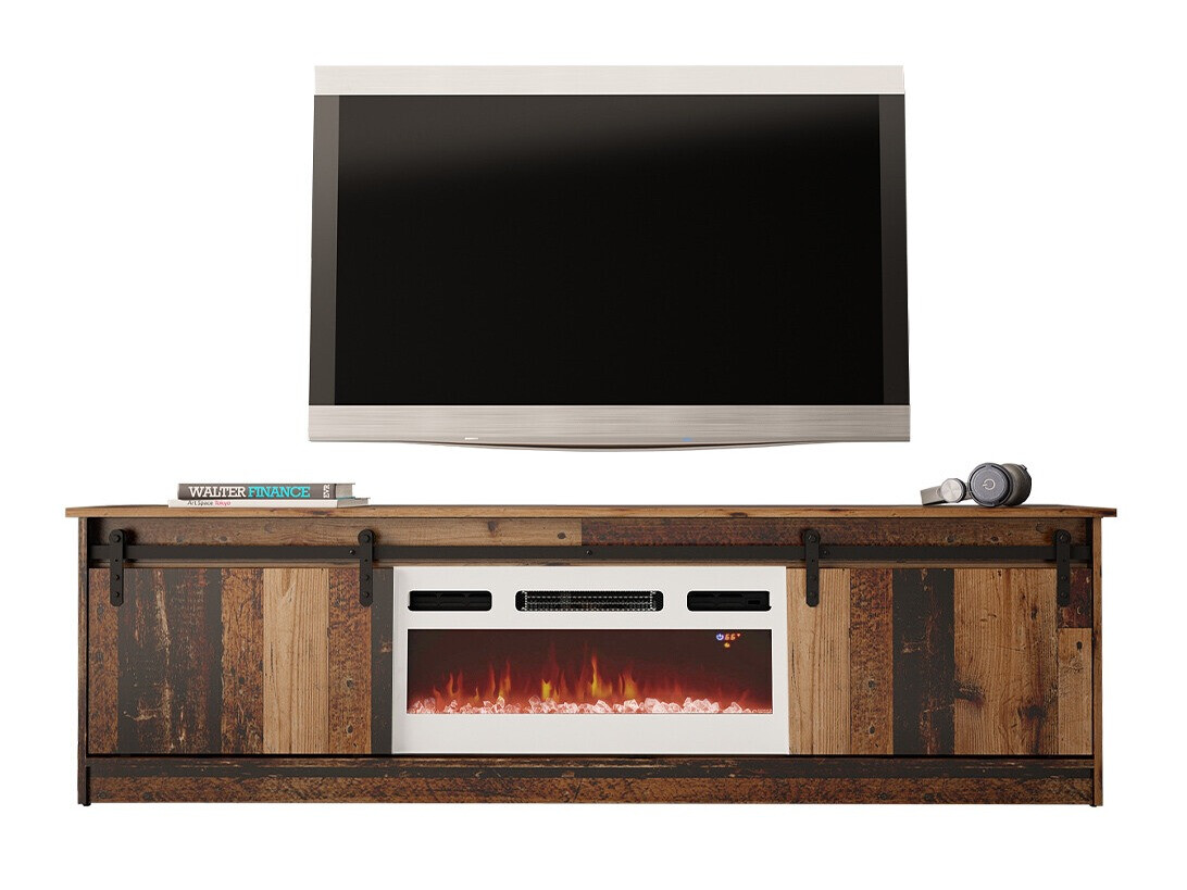 TV-Möbel Charlotte 165 (Gealtertes Holz)