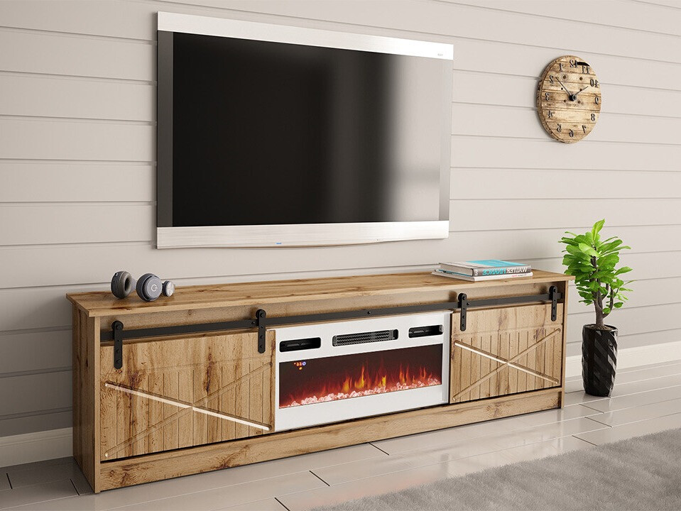 TV-Möbel Charlotte 165 (Wotan Eiche)