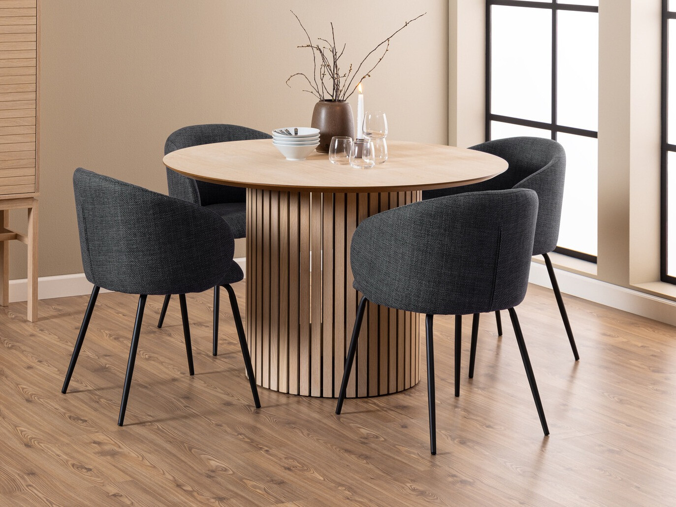 Stuhl Norsica 862 (Grau + Schwarz)