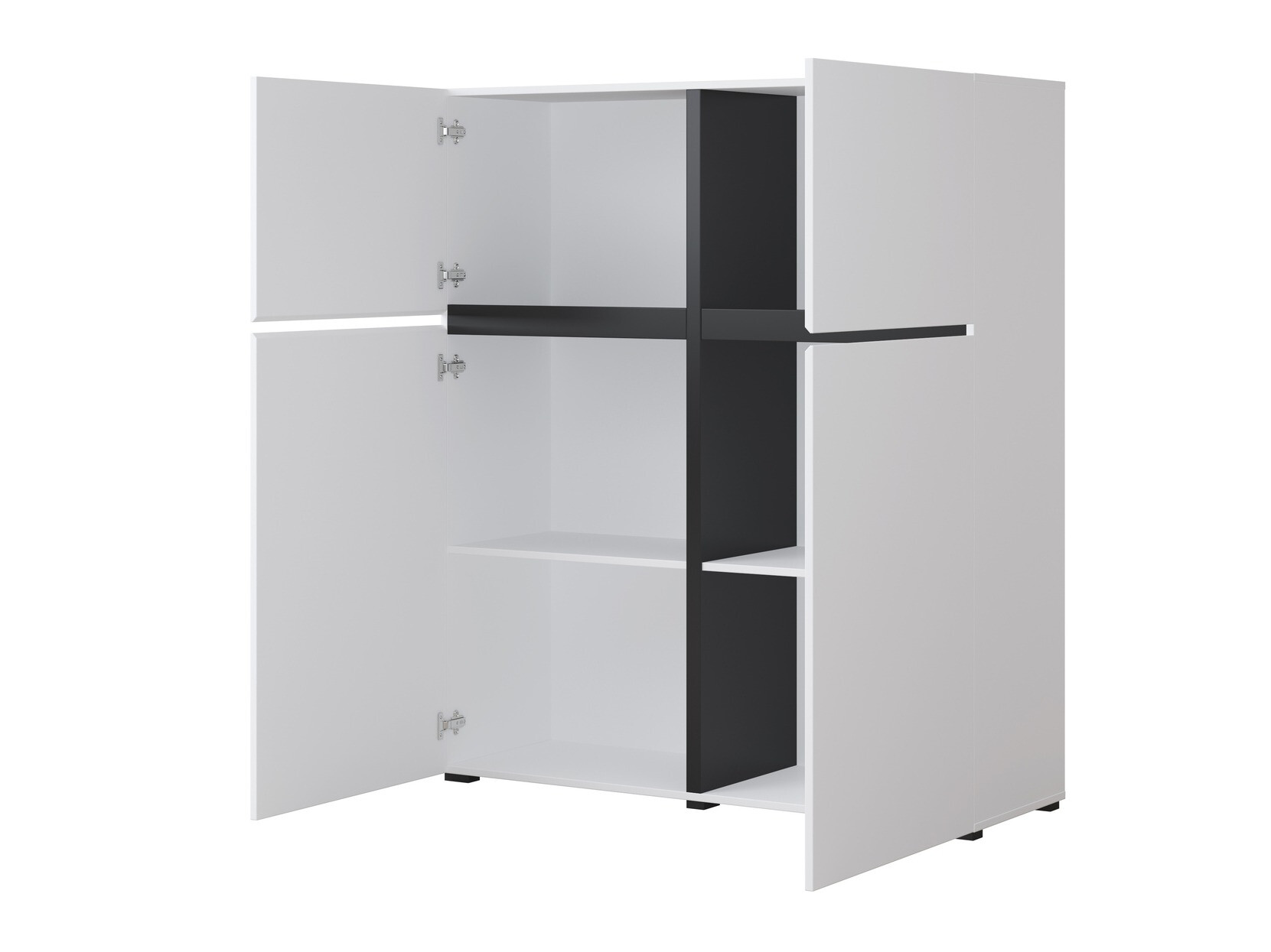 Wohnzimmer-Set Alfere 106 (Weiss)