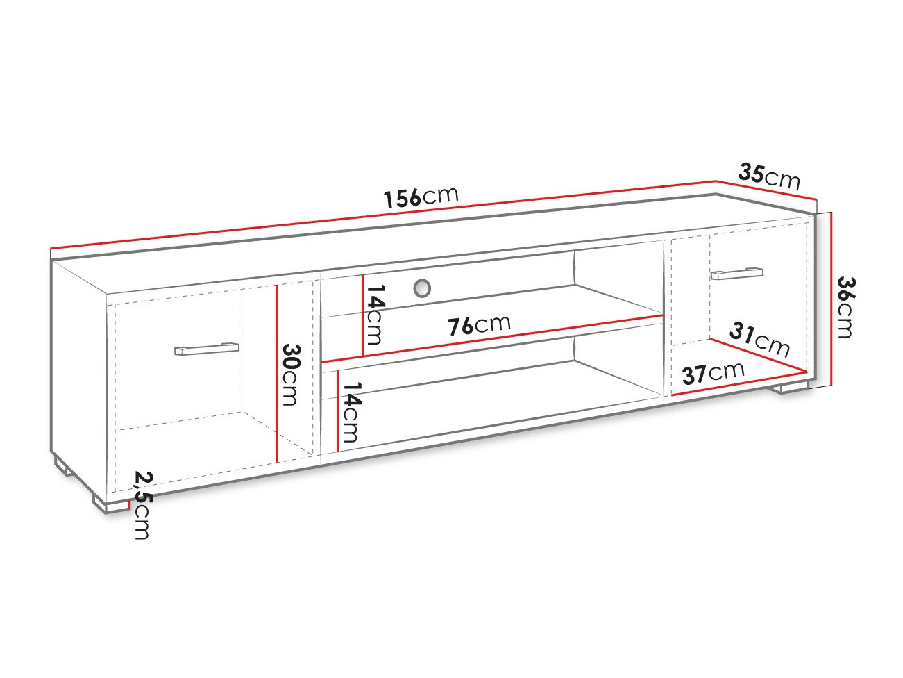 TV-Möbel Comfivo Casus
