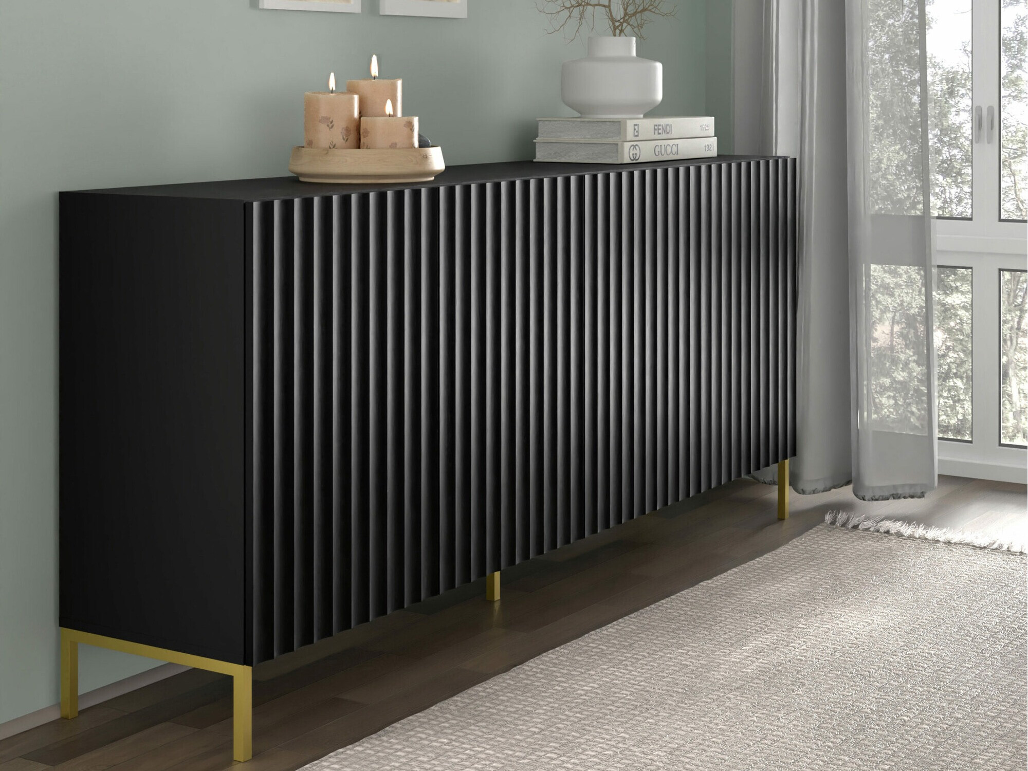 Sideboard Soropho 101 (Schwarz)