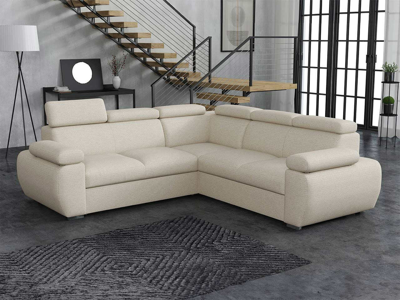 Ecksofa Columbus 215 (Aragon 03)