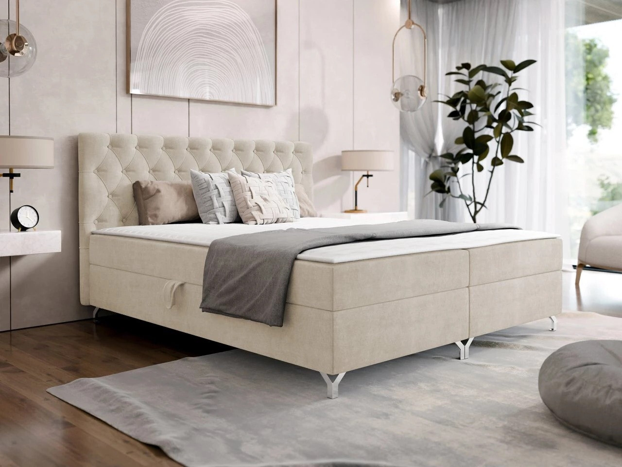 Boxspringbett Memphis 141 (Manila 02)