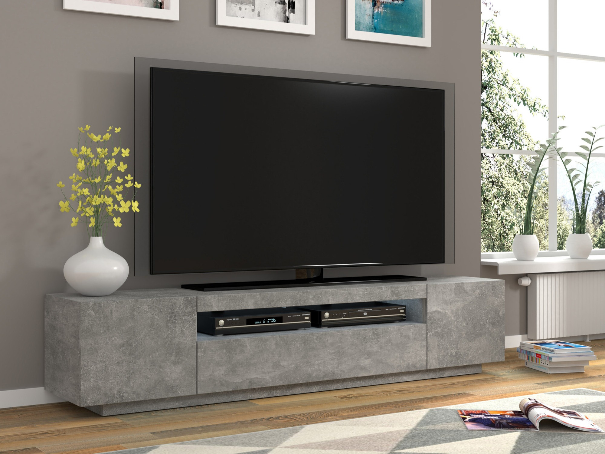 TV-Möbel Morteo 104 (Beton)
