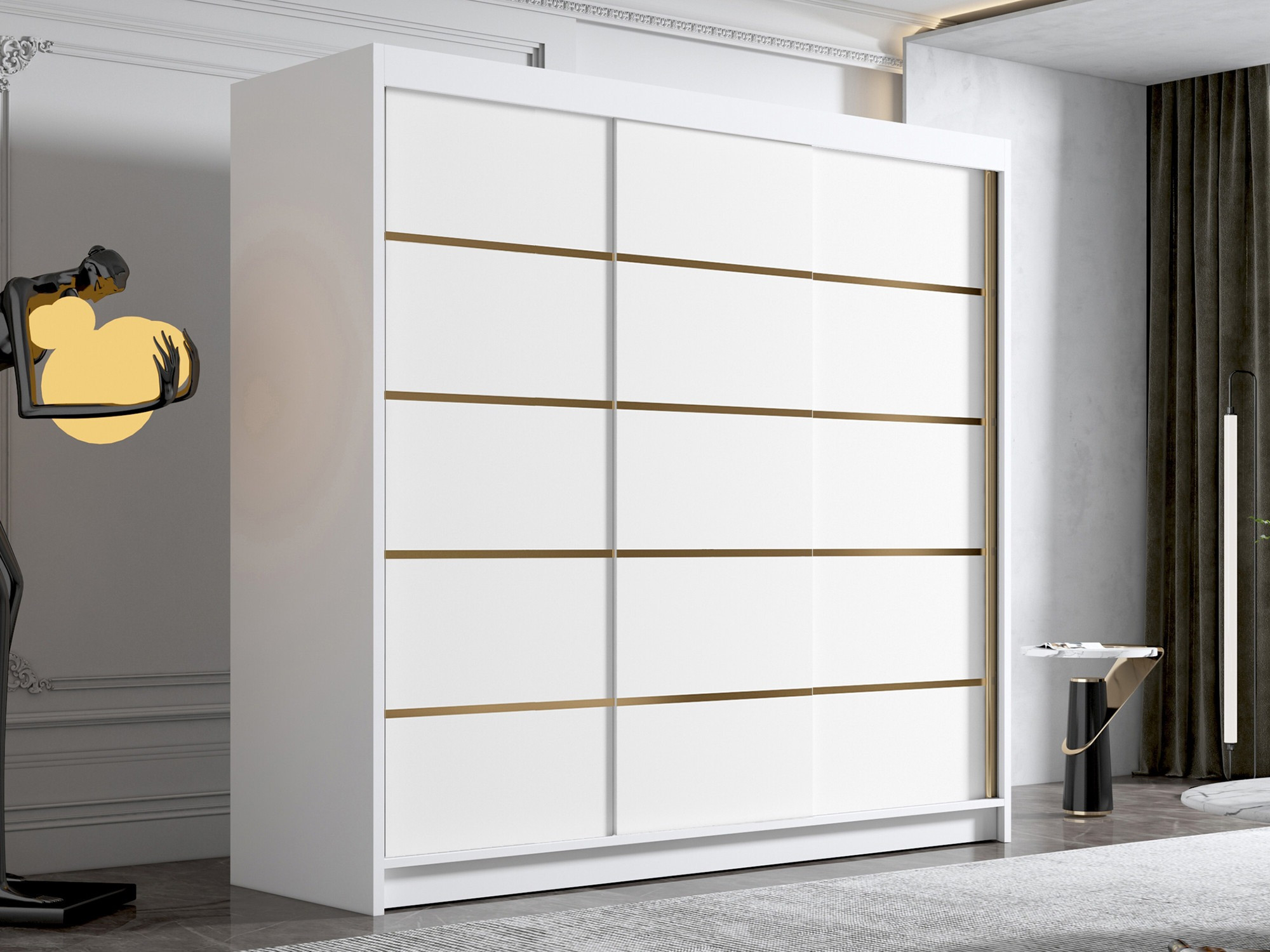 Kleiderschrank Closico Plenor VI (Weiss)