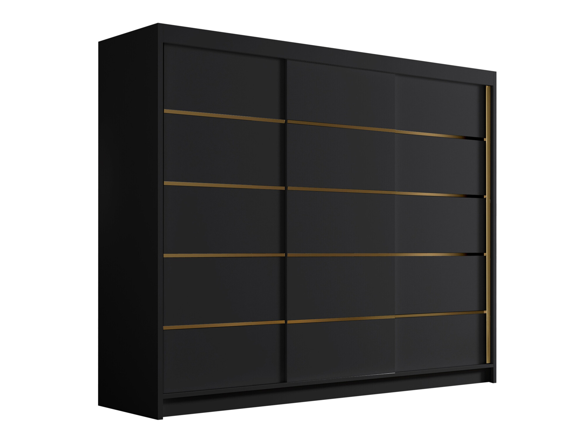 Kleiderschrank Closico Veltron II (Schwarz)