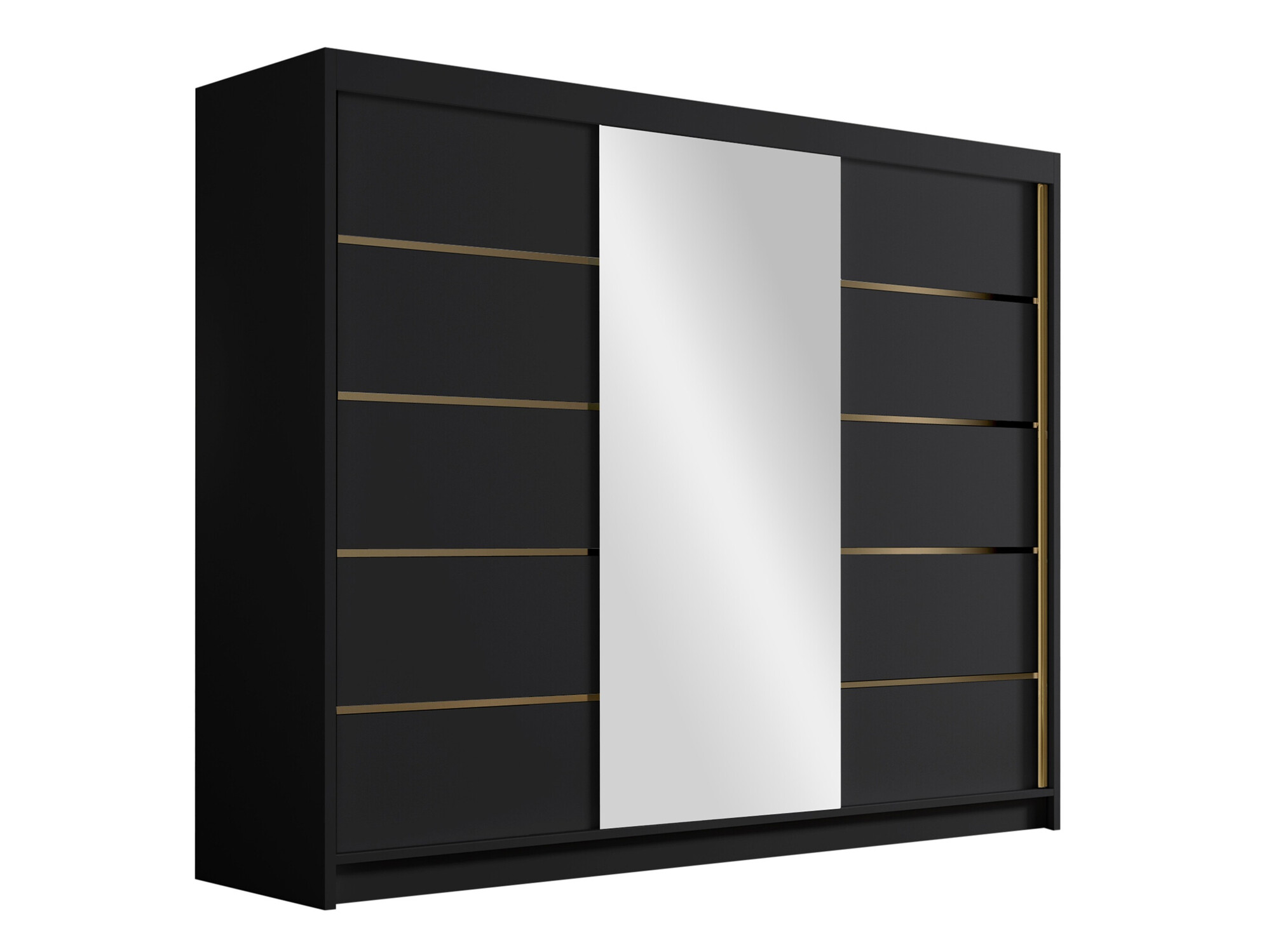 Kleiderschrank Closico Veltron II (Schwarz)