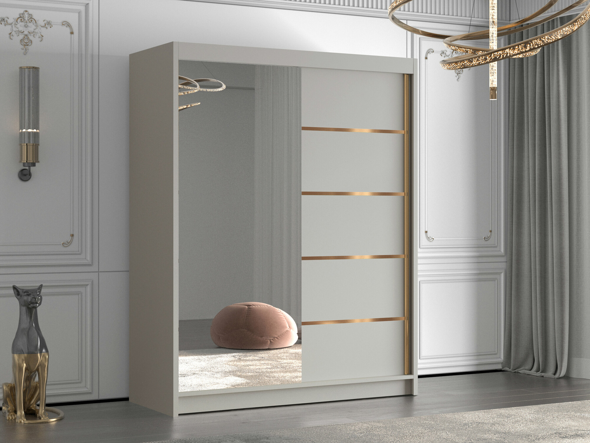 Kleiderschrank Closico Capsa III (Kaschmir)