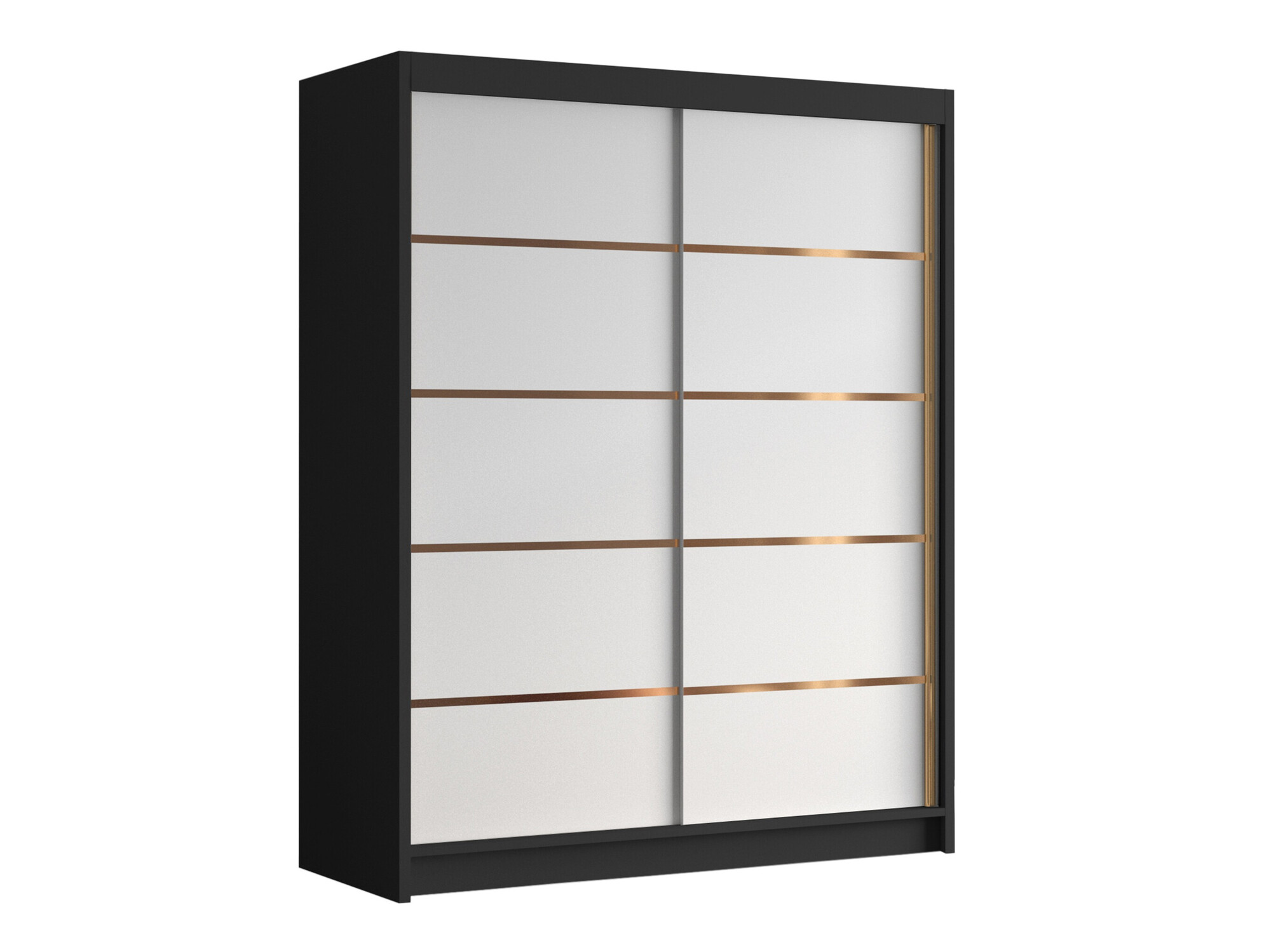 Kleiderschrank Closico Capsa III (Schwarz +Weiss)