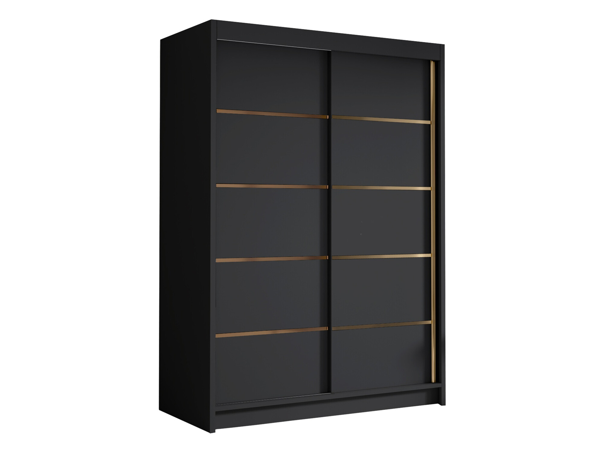Kleiderschrank Closico Fornix III (Schwarz)