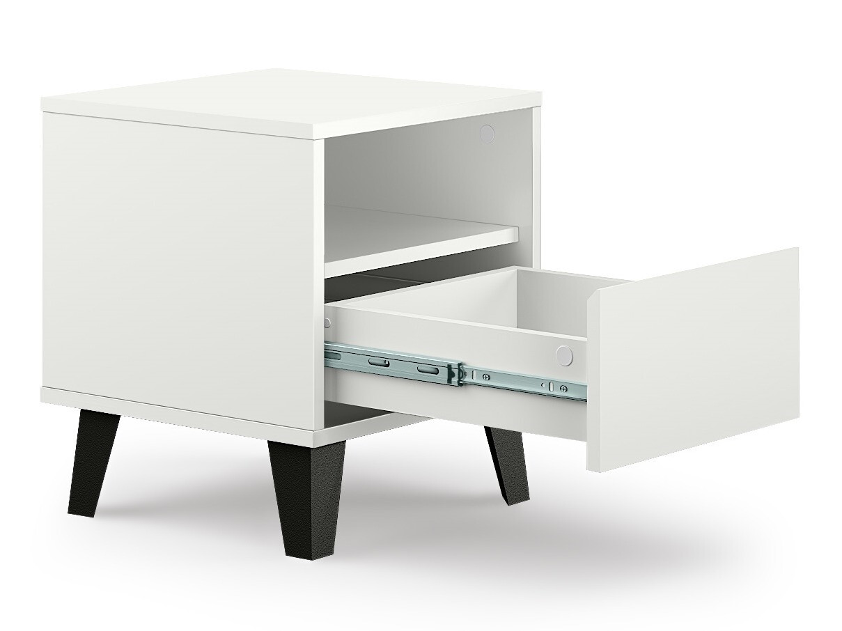 Nachttisch Mandeville 123 (Weiss)