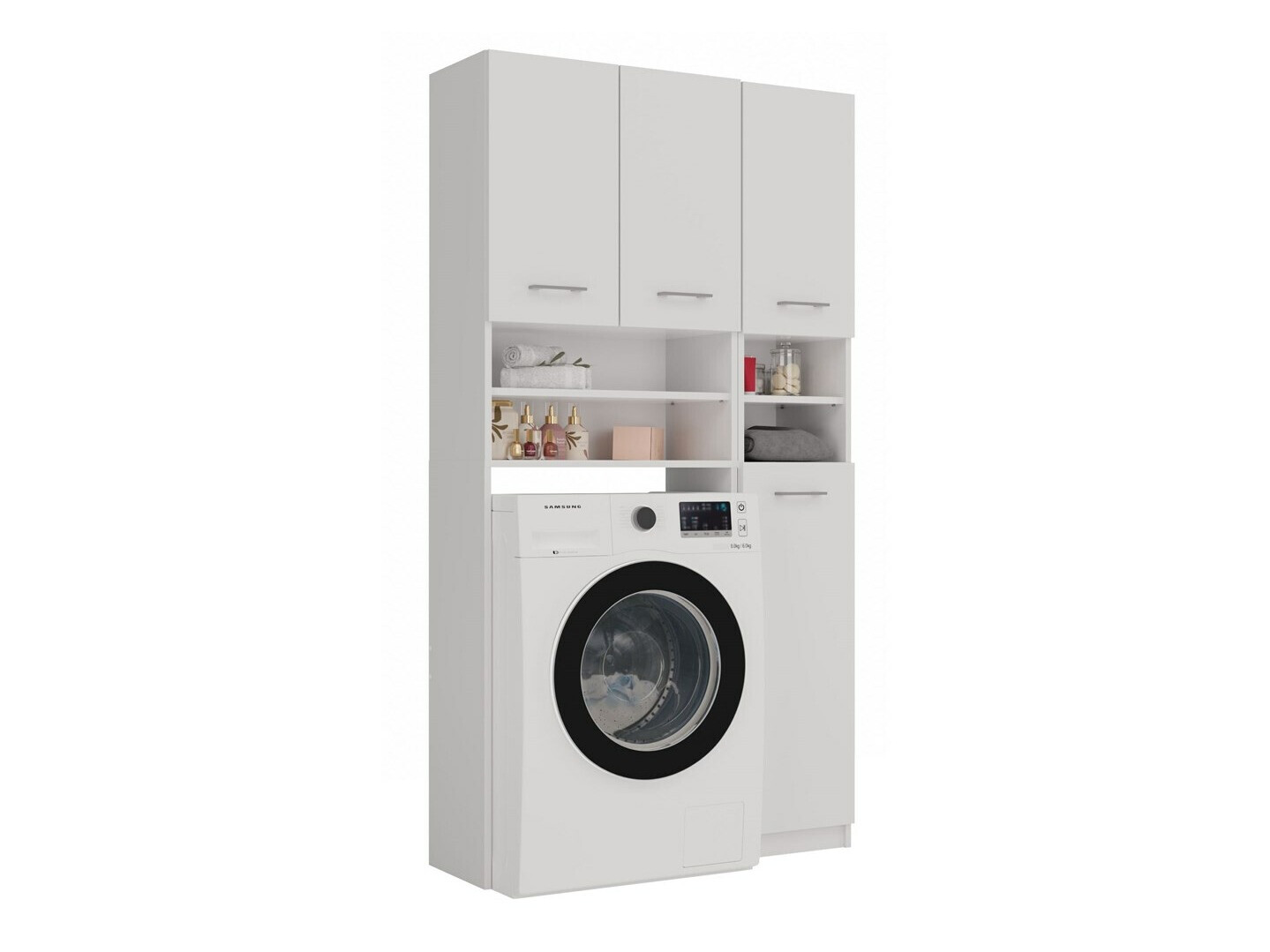 Badezimmer-Regal Mandeville 128 (Weiss)