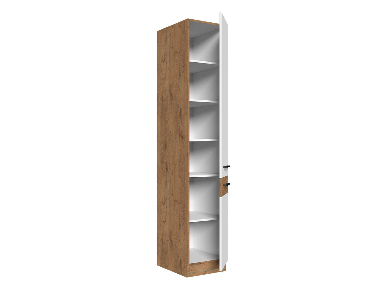 Modularer Schrank mit Türen Wood White 119