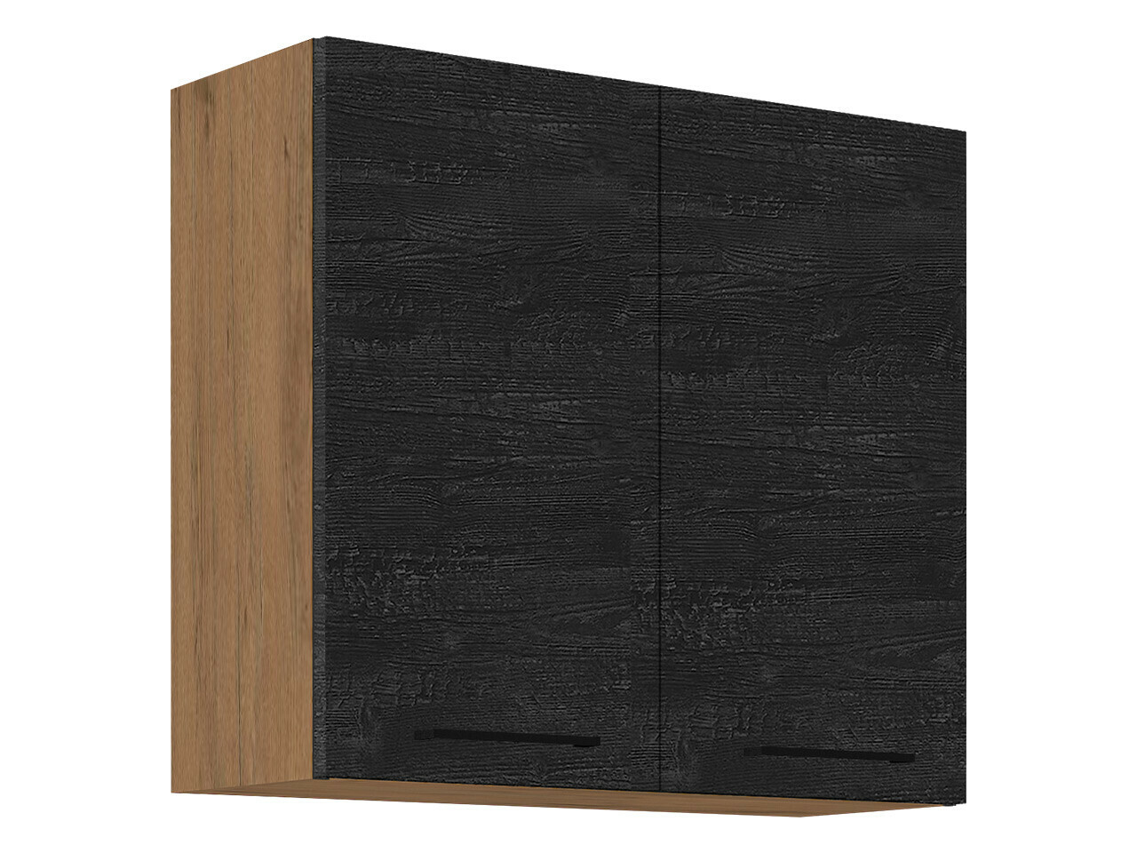 Modularer Wandschrank Wood Dark 126