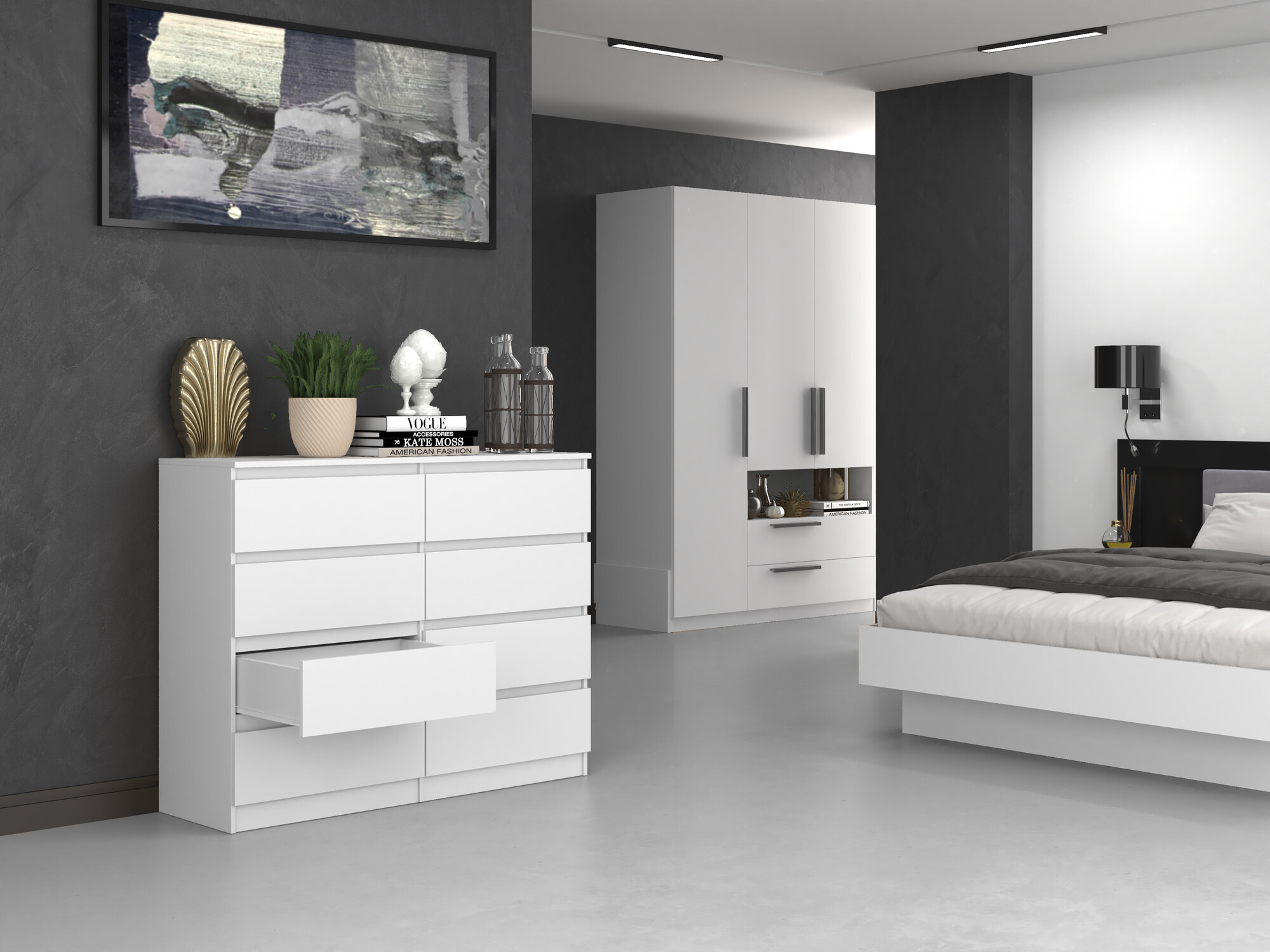 Kommode Elbvelu 101 (Weiss)