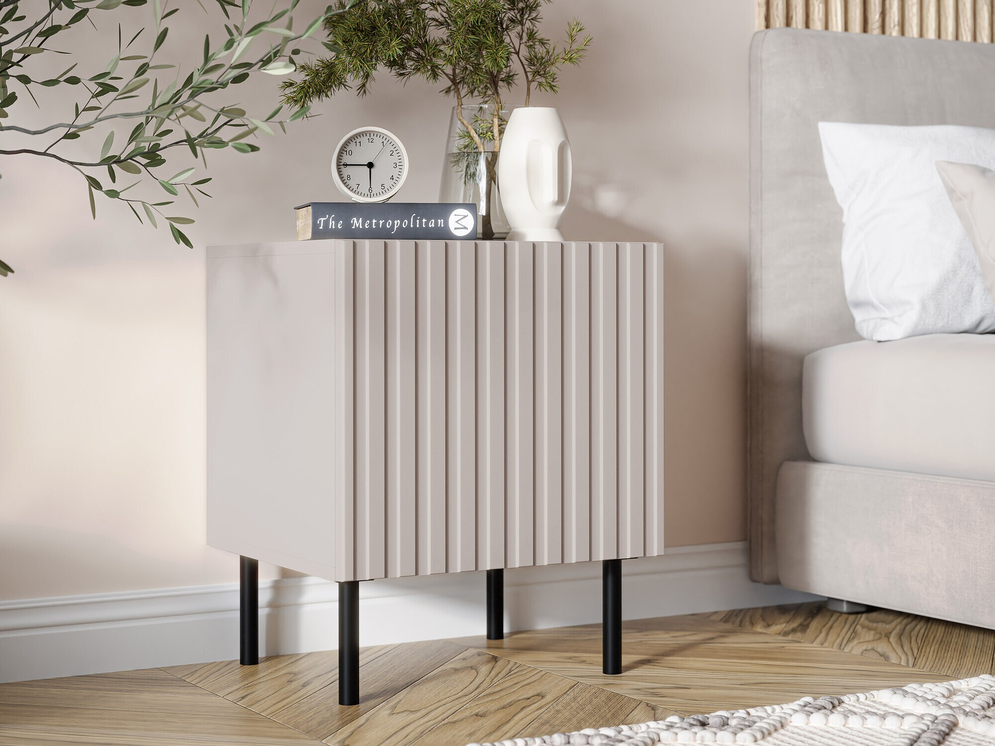 Ein Satz Nachttische Studium