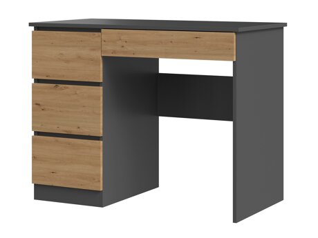 Bürotisch Elbvelu 108 (Anthrazit + Artisan Eichenholzoptik)