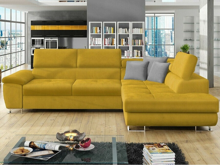 Ecksofa Comfivo 166 (Magic Velvet 2234 + Magic Velvet 2217)