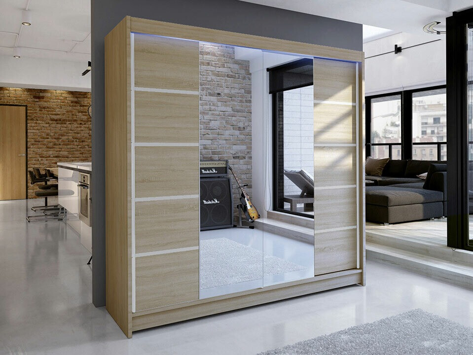 Kleiderschrank Closico Cavaris V (Sonoma eichenholz)