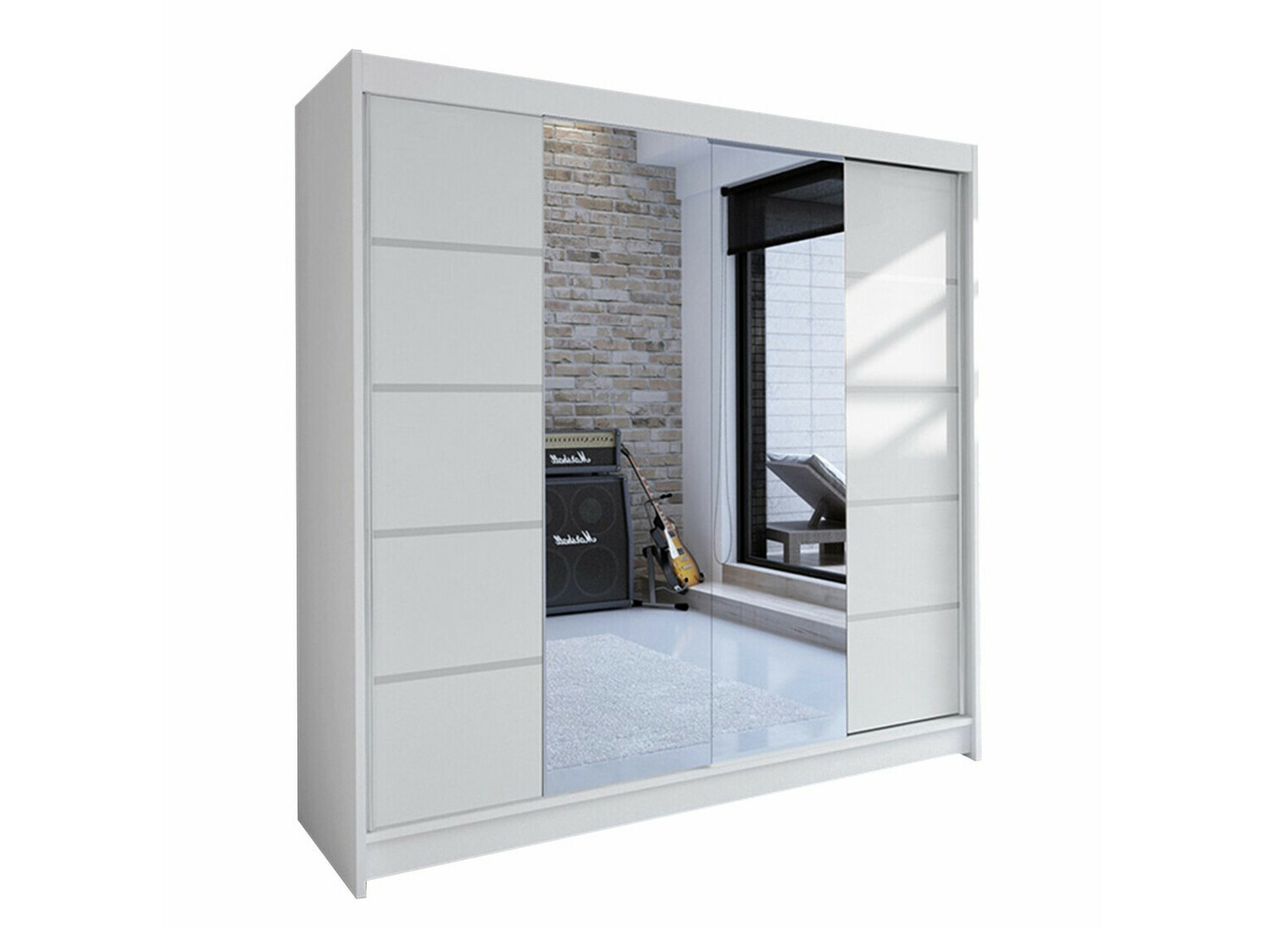 Kleiderschrank Closico Cavaris V (Weiss)